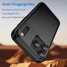 For iPhone 17 Pro Max Brushed Texture Carbon Fiber TPU Phone Case(Black) - 3