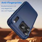 For iPhone 17 Pro Brushed Texture Carbon Fiber TPU Phone Case(Blue) - 3