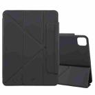 For iPad Pro 13 2024 Y-Shape Double-sided Clip Magnetic Smart Tablet Case(Black) - 1