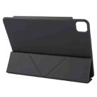 For iPad Pro 13 2024 Y-Shape Double-sided Clip Magnetic Smart Tablet Case(Black) - 3