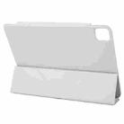 For iPad Pro 13 2024 Y-Shape Double-sided Clip Magnetic Smart Tablet Case(Light Grey) - 3