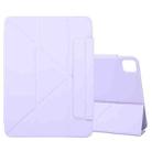 For iPad Pro 13 2024 Y-Shape Double-sided Clip Magnetic Smart Tablet Case(Purple) - 1