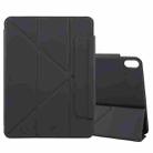 For iPad Air 13 2024 Y-Shape Double-sided Clip Magnetic Smart Tablet Case(Black) - 1