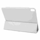 For iPad Air 13 2024 Y-Shape Double-sided Clip Magnetic Smart Tablet Case(Light Grey) - 3