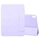 For iPad Air 13 2024 Y-Shape Double-sided Clip Magnetic Smart Tablet Case(Purple) - 1