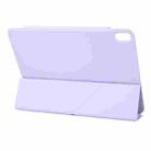 For iPad Air 2022 / 2020 10.9 Y-Shape Double-sided Clip Magnetic Smart Tablet Case(Purple) - 3