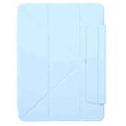 For iPad 10th Gen 10.9 2022 Y-Shape Double-sided Clip Magnetic Smart Tablet Case(Blue) - 2