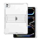 For iPad Pro 11 2024 TPU Hybrid PC Airbag Tablet Case with Pen Slots(Transparent) - 1