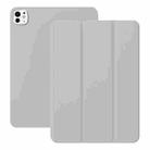 For iPad Pro 11 2024 Ultra-thin Double-sided Clip Magnetic Smart Tablet Case(Grey) - 1