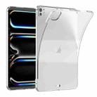 For iPad Pro 11 2024 Shockproof Soft TPU Protective Tablet Case(Transparent) - 1