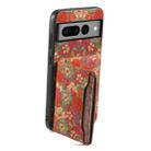 For Google Pixel 7 Pro Card Slot Holder Phone Case(Summer Red) - 3