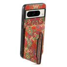 For Google Pixel 8 Pro Card Slot Holder Phone Case(Summer Red) - 3