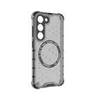 For Samsung Galaxy S23 5G Honeycomb Magnetic Ring Shockproof Phone Case(Black) - 3