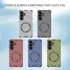 or Samsung Galaxy S25+ 5G Honeycomb Magnetic Ring Shockproof Phone Case(Red) - 2
