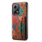 For Xiaomi Redmi Note 12 5G Card Slot Holder Phone Case(Winter Blue) - 1