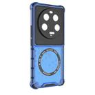 For Xiaomi 13 Ultra Honeycomb Magnetic Ring Shockproof Phone Case(Blue) - 3