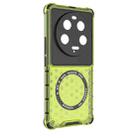 For Xiaomi 13 Ultra Honeycomb Magnetic Ring Shockproof Phone Case(Green) - 3