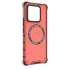 For Xiaomi 13 Pro Honeycomb Magnetic Ring Shockproof Phone Case(Red) - 3