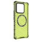 For Xiaomi 13 Pro Honeycomb Magnetic Ring Shockproof Phone Case(Green) - 3