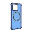 For Xiaomi 13 Honeycomb Magnetic Ring Shockproof Phone Case(Blue) - 3