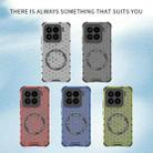 For Xiaomi 15 Honeycomb Magnetic Ring Shockproof Phone Case(Green) - 2