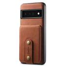 For Google Pixel 6 Pro Denior D14 NK Retro Pattern MagSafe Magnetic Card Holder Leather Phone Case(Brown) - 3