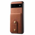 For Google Pixel 6a Denior D14 NK Retro Pattern MagSafe Magnetic Card Holder Leather Phone Case(Brown) - 3