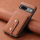 For Google Pixel 7 5G Denior D14 NK Retro Pattern MagSafe Magnetic Card Holder Leather Phone Case(Brown) - 2