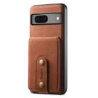 For Google Pixel 7 5G Denior D14 NK Retro Pattern MagSafe Magnetic Card Holder Leather Phone Case(Brown) - 3