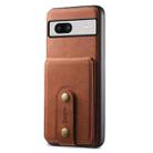 For Google Pixel 7a Denior D14 NK Retro Pattern MagSafe Magnetic Card Holder Leather Phone Case(Brown) - 3