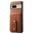 For Google Pixel 8 Denior D14 NK Retro Pattern MagSafe Magnetic Card Holder Leather Phone Case(Brown) - 3