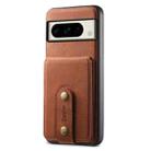 For Google Pixel 8 Pro Denior D14 NK Retro Pattern MagSafe Magnetic Card Holder Leather Phone Case(Brown) - 3