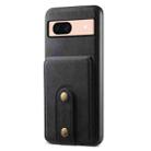 For Google Pixel 8a Denior D14 NK Retro Pattern MagSafe Magnetic Card Holder Leather Phone Case(Black) - 3