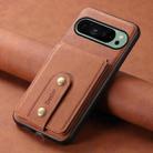 For Google Pixel 9 Denior D14 NK Retro Pattern MagSafe Magnetic Card Holder Leather Phone Case(Brown) - 2