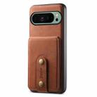 For Google Pixel 9 Denior D14 NK Retro Pattern MagSafe Magnetic Card Holder Leather Phone Case(Brown) - 3