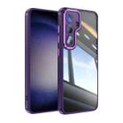 For Samsung Galaxy S24 5G Acrylic Hybrid TPU Armor Shockproof Phone Case(Purple) - 1