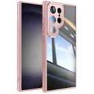 For Samsung Galaxy S24 Ultra 5G Acrylic Hybrid TPU Armor Shockproof Phone Case(Pink) - 1