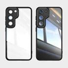 For Samsung Galaxy S23 5G Acrylic Hybrid TPU Armor Shockproof Phone Case(Black) - 2