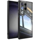 For Samsung Galaxy S23 Ultra 5G Acrylic Hybrid TPU Armor Shockproof Phone Case(Black) - 1