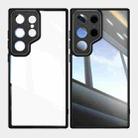 For Samsung Galaxy S25 Ultra 5G Acrylic Hybrid TPU Armor Shockproof Phone Case(Black) - 2