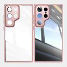 For Samsung Galaxy S25 Ultra 5G Acrylic Hybrid TPU Armor Shockproof Phone Case(Pink) - 2