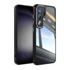For Samsung Galaxy S24 FE 5G Acrylic Hybrid TPU Armor Shockproof Phone Case(Black) - 1