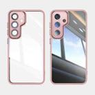 For Samsung Galaxy S24 FE 5G Acrylic Hybrid TPU Armor Shockproof Phone Case(Pink) - 2