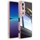 For Sony Xperia 1 VI Acrylic Hybrid TPU Armor Shockproof Phone Case(Pink) - 1