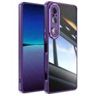 For Sony Xperia 1 VI Acrylic Hybrid TPU Armor Shockproof Phone Case(Purple) - 1