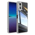 For Sony Xperia 10 VI Acrylic Hybrid TPU Armor Shockproof Phone Case(Grey) - 1