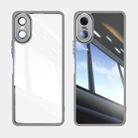 For Sony Xperia 10 VI Acrylic Hybrid TPU Armor Shockproof Phone Case(Grey) - 2