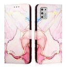 For Motorola Moto G Stylus 2021 4G PT003 Marble Pattern Flip Leather Phone Case(Rose Gold) - 2