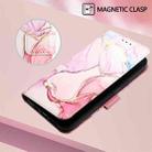 For Motorola Edge 60 Fusion PT003 Marble Pattern Flip Leather Phone Case(Rose Gold) - 2