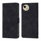 For Sharp Aquos Wish4 Skin Feel Embossed Leather Phone Case(Black) - 2